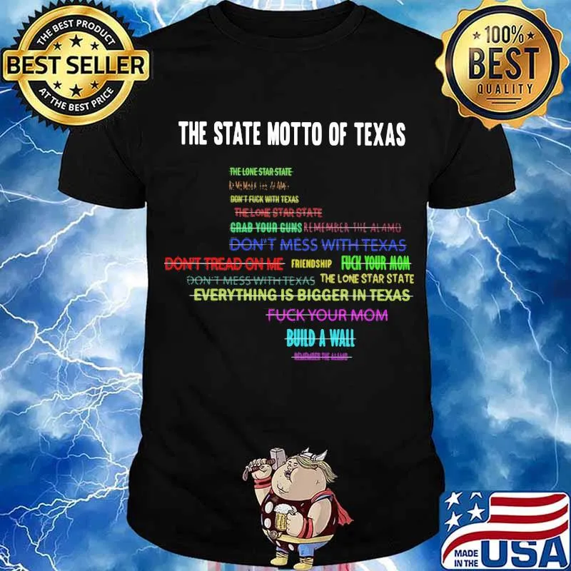 The State Motto Of Texax Quote Don’t Mess With Texas Build A Wall Shirt