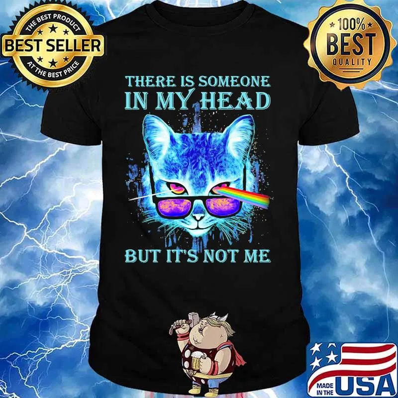 There Is Someone In My Head But It’s Not Me Eye Cat Pink Floyd Shirt