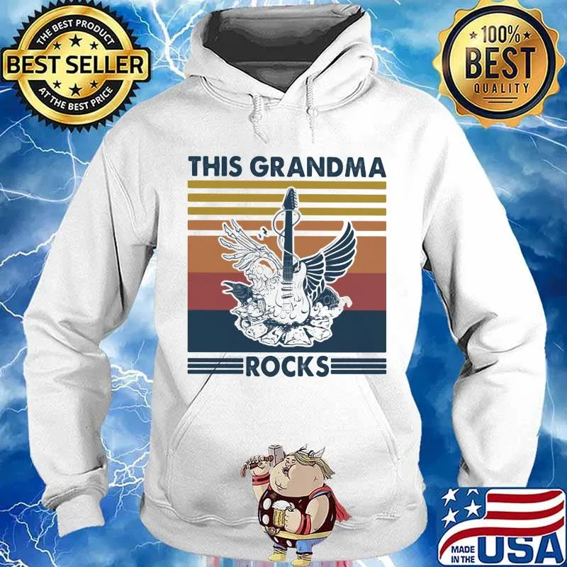 This Grandma Rocks Guitar Vintage ShirtThis Grandma Rocks Guitar Vintage Shirt Hoodie