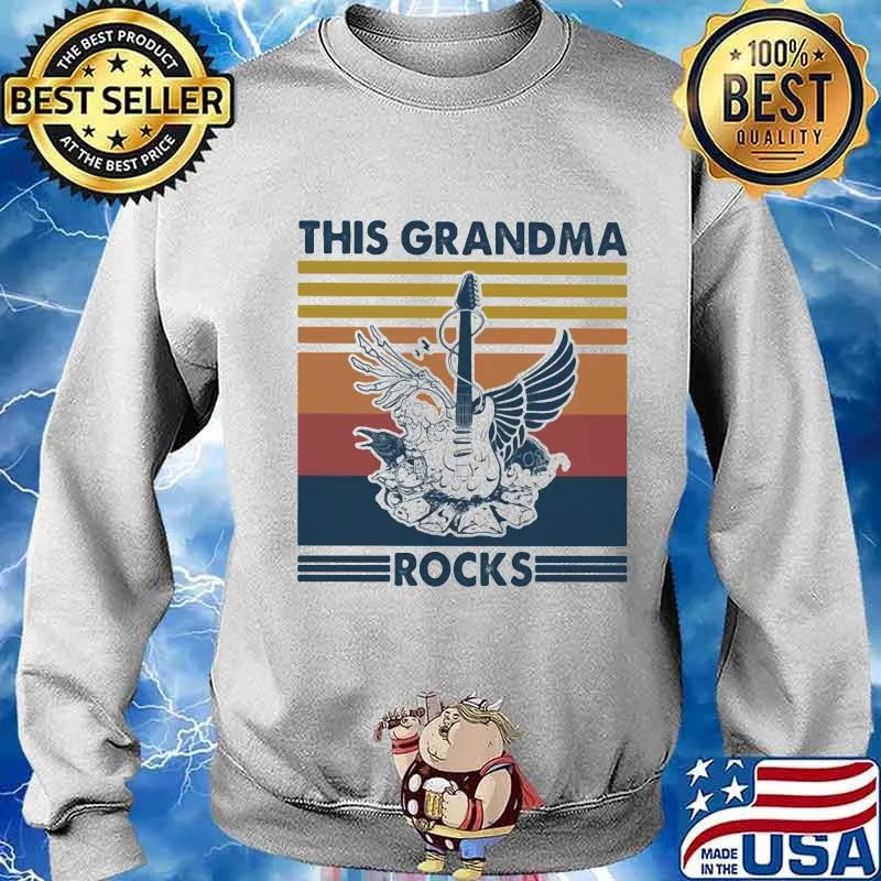 This Grandma Rocks Guitar Vintage ShirtThis Grandma Rocks Guitar Vintage Shirt Sweater