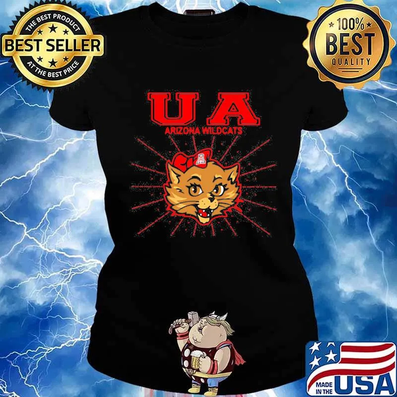 Ua Arizona Wildcats Red Bow Association Shirt Ladies tee