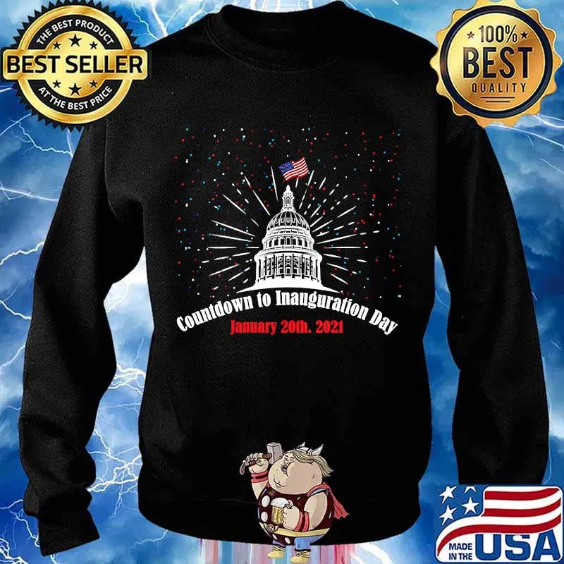 USA Flag Countdown to Inauguration Day 2021 Shirt Sweater