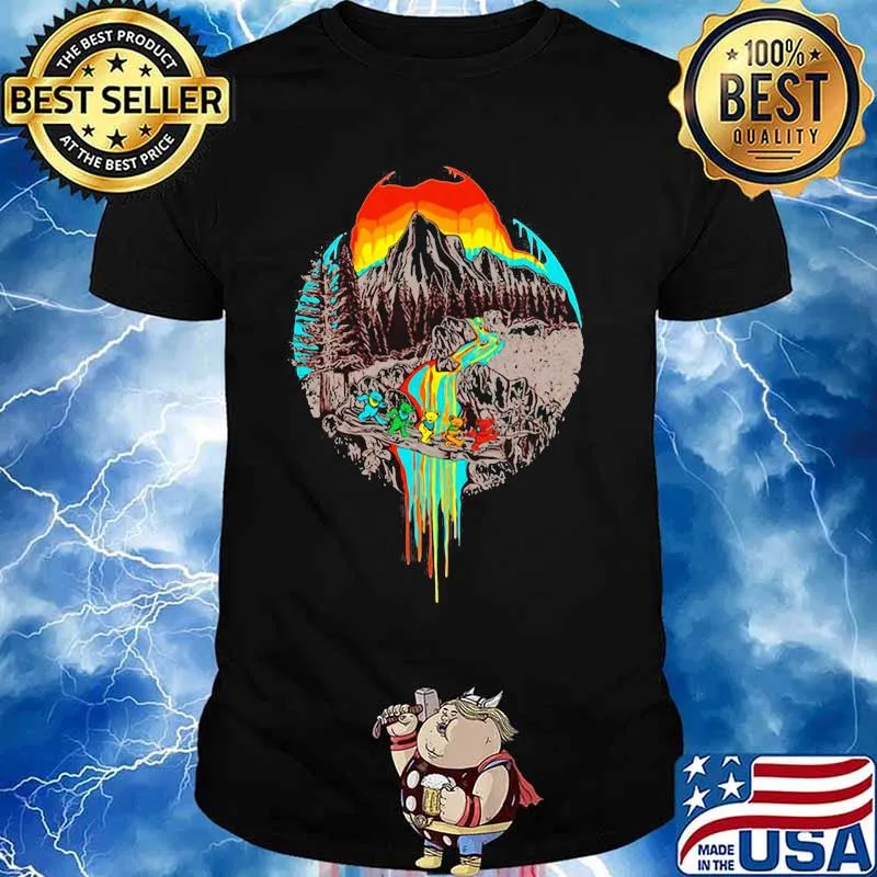 Volcanoes Overflowing Dancing Bear Grateful Dead Shirt