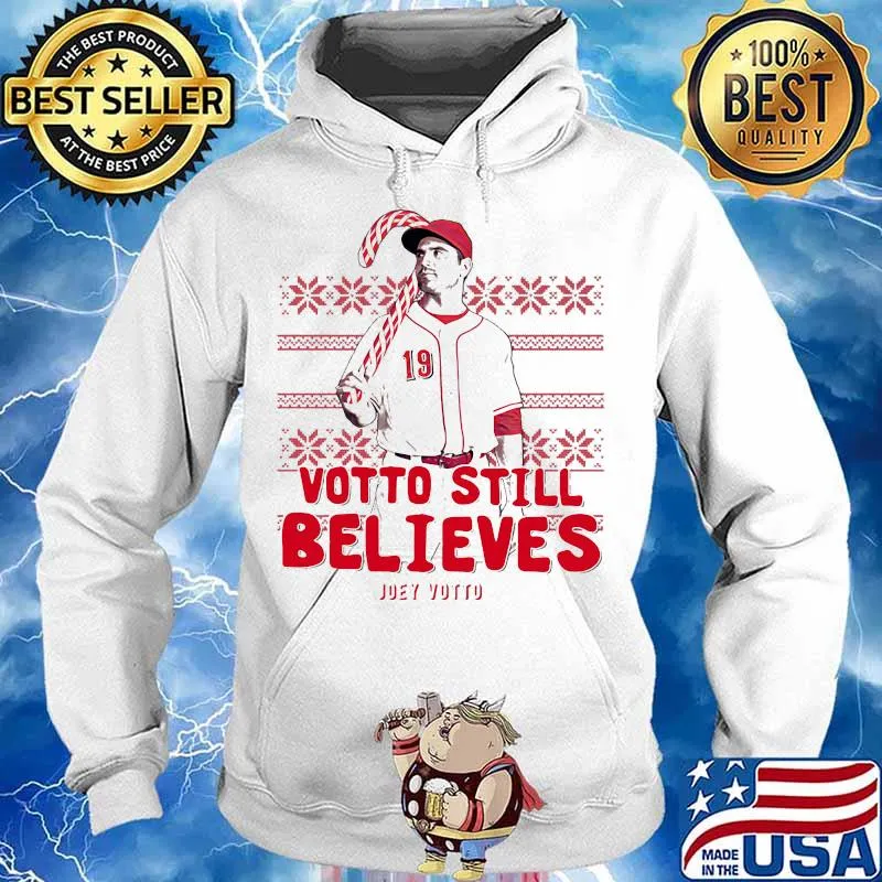 Votto Still Believes Joey Votto Baseball Merry Christmas Shirt Hoodie