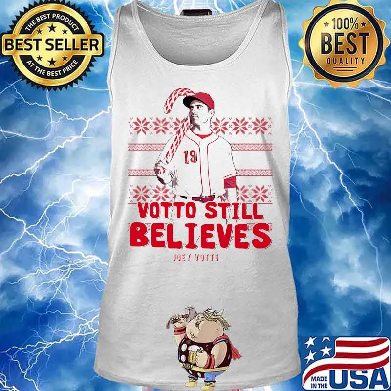 Votto Still Believes Joey Votto Baseball Merry Christmas Shirt Tank top