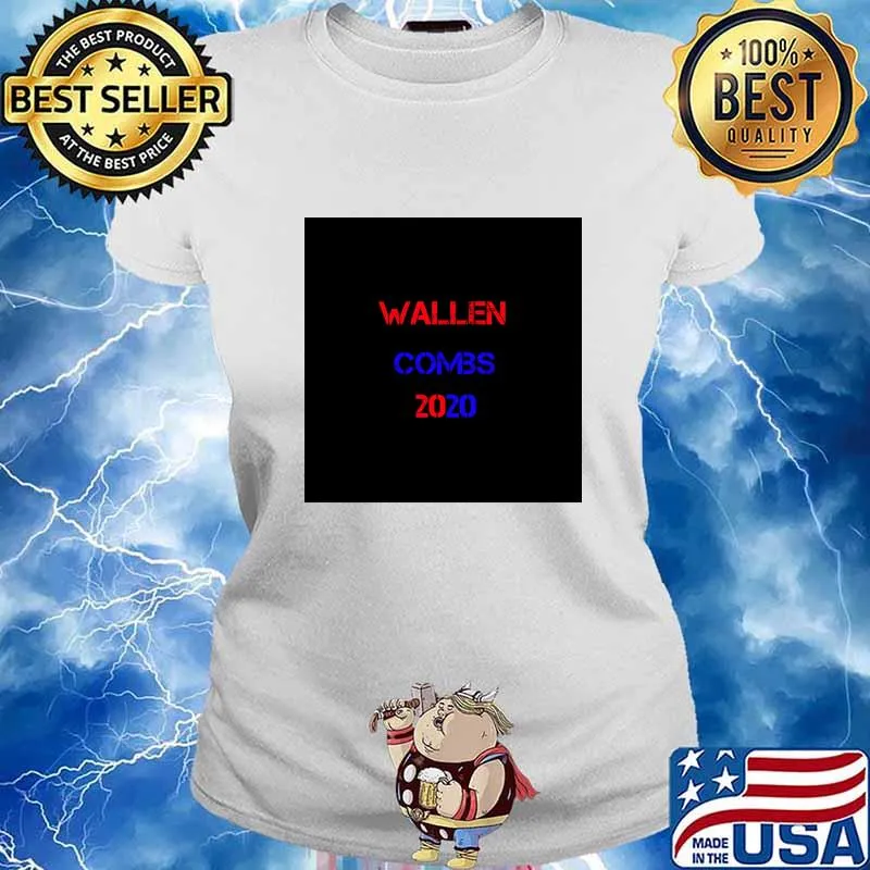 Wallen Combs 20 wallen combs 2020 Chiffon Top Ladies tee