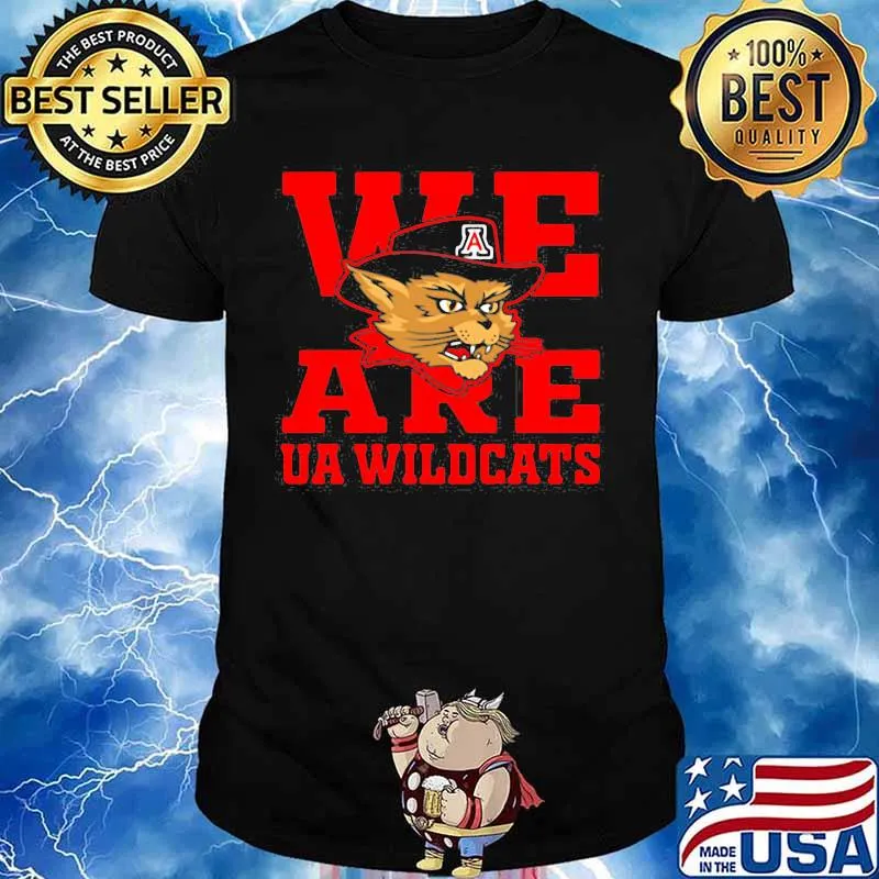 We Are Ua Wildcats Association Hat Black Shirt