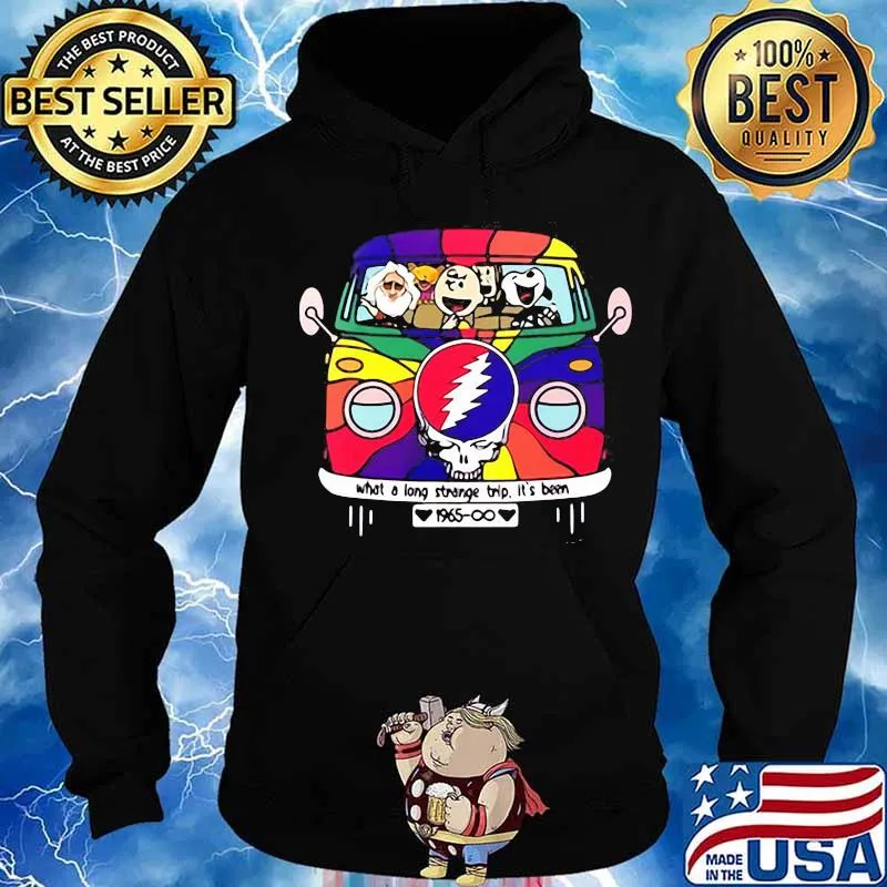 What A Long Strange Trip It’s Been 1965 Peanuts Grateful Dead Shirt Hoodie