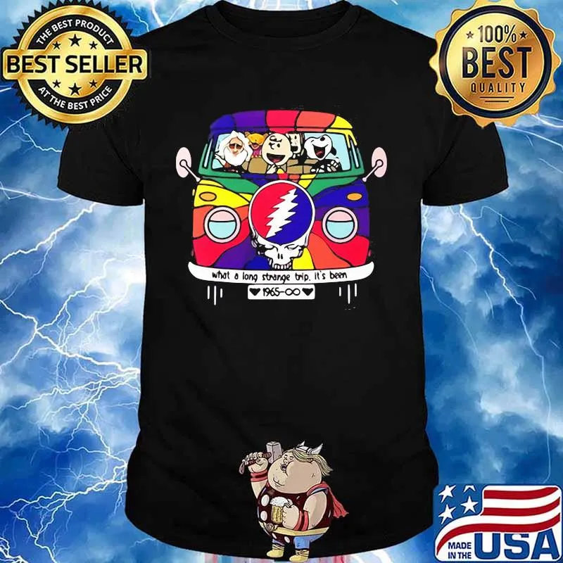 What A Long Strange Trip It’s Been 1965 Peanuts Grateful Dead Shirt