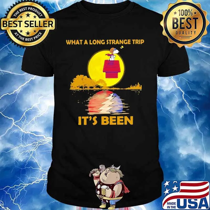 What A Long Strange Trip It’s Been Moon Snoopy Dark Star Grateful Dead Steal Shirt