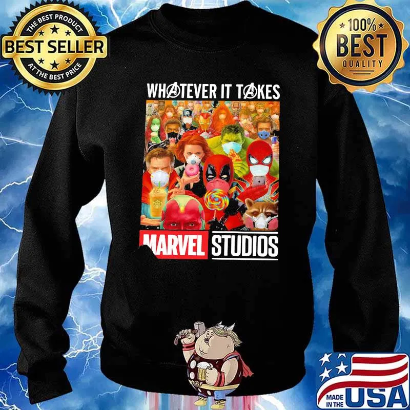 Whatever It Takes Marvel Studios Heros Wear Mask Corona Virus Shirt Sweater
