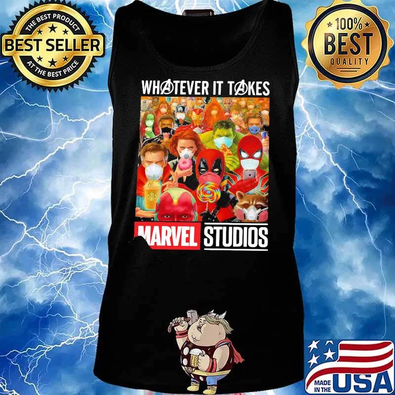 Whatever It Takes Marvel Studios Heros Wear Mask Corona Virus Shirt Tank top