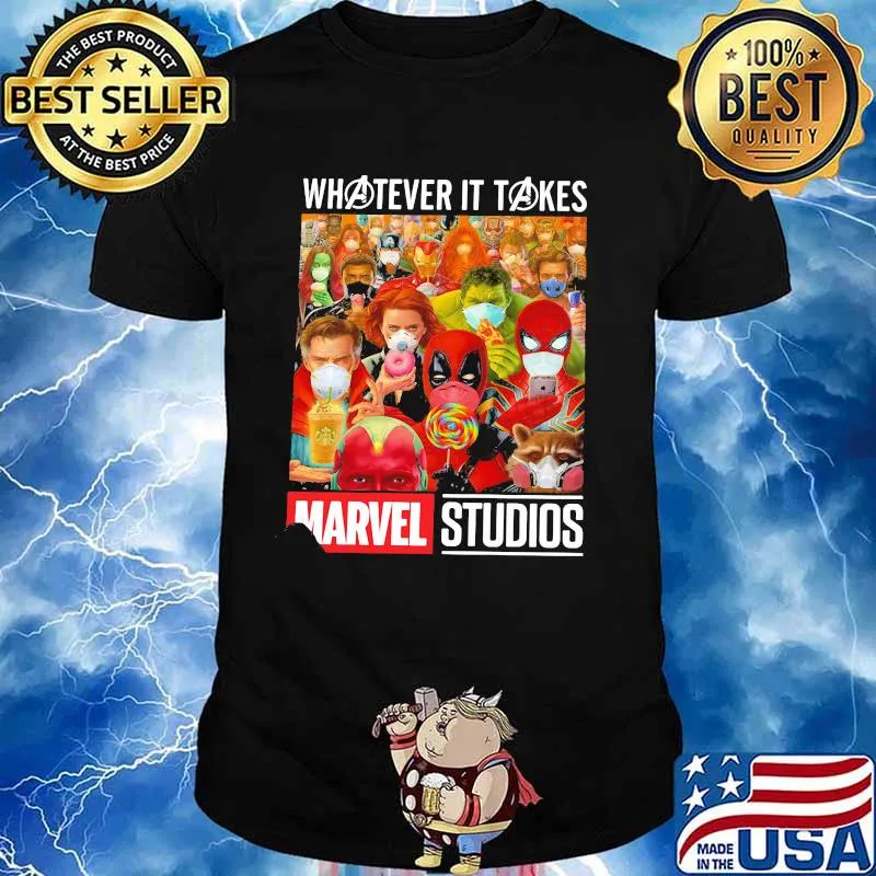 Whatever It Takes Marvel Studios Heros Wear Mask Corona Virus Shirt