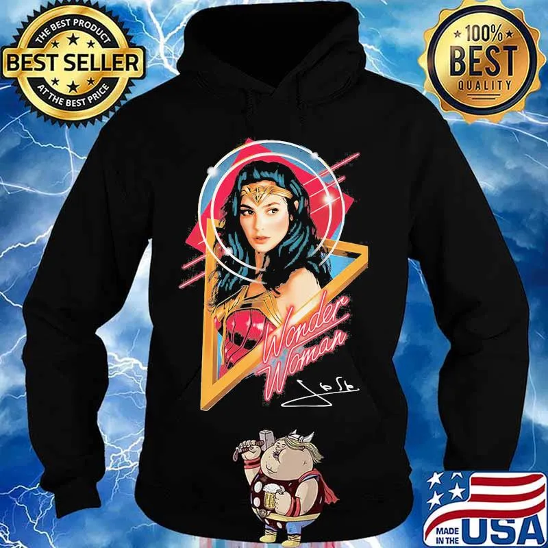 Wonder Woman Signature American Superhero Film Shirt Hoodie