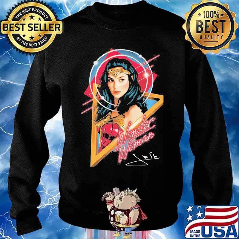 Wonder Woman Signature American Superhero Film Shirt Sweater