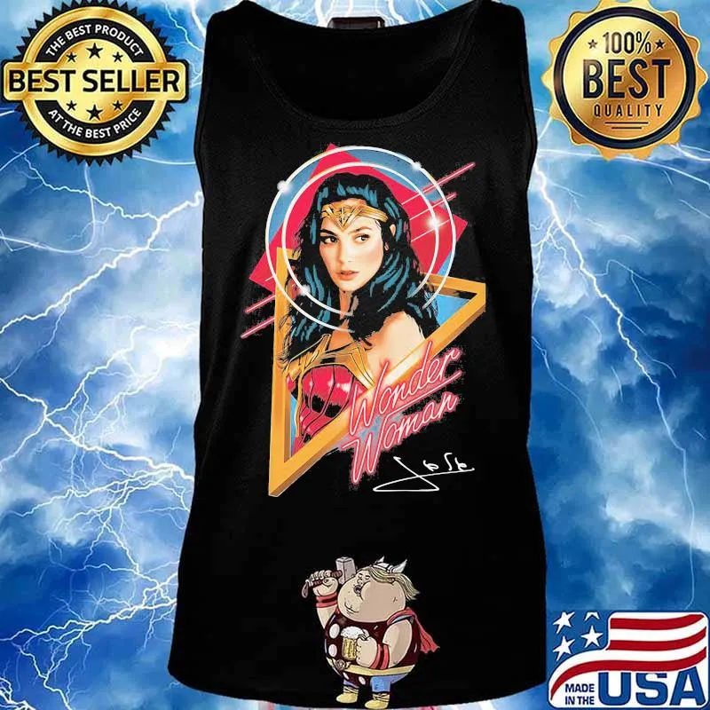 Wonder Woman Signature American Superhero Film Shirt Tank top