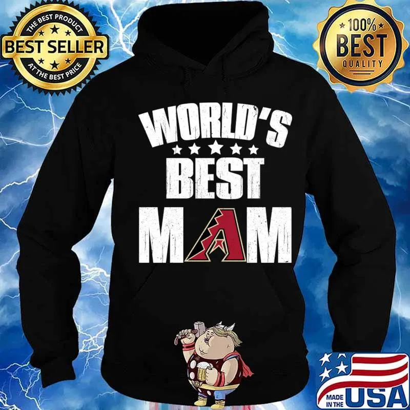 World’s Best Arizona Diamondbacks Mom Shirt For Mother’s Day Shirt Hoodie