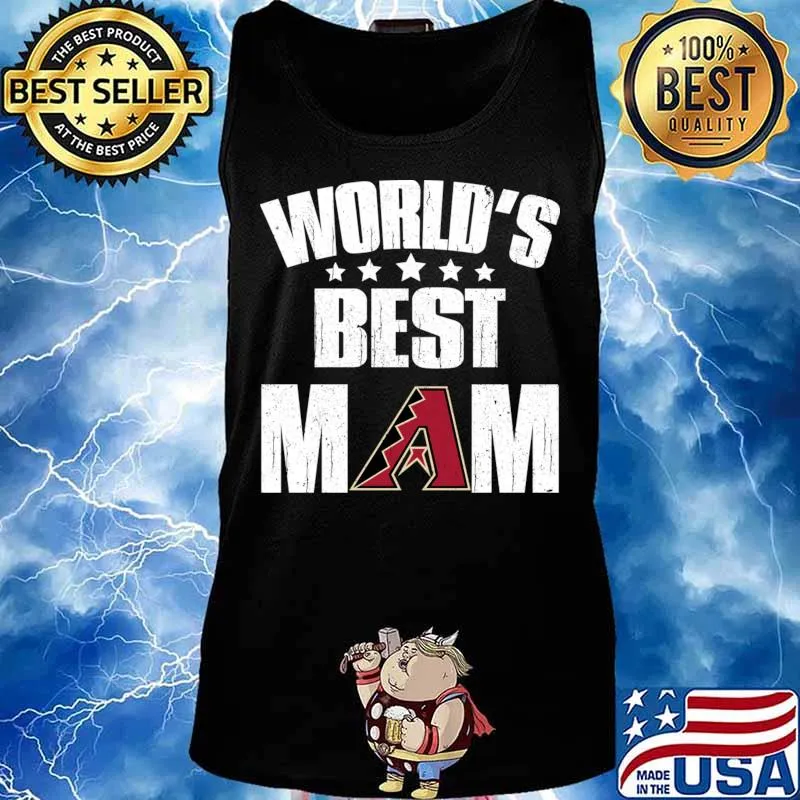 World’s Best Arizona Diamondbacks Mom Shirt For Mother’s Day Shirt Tank top