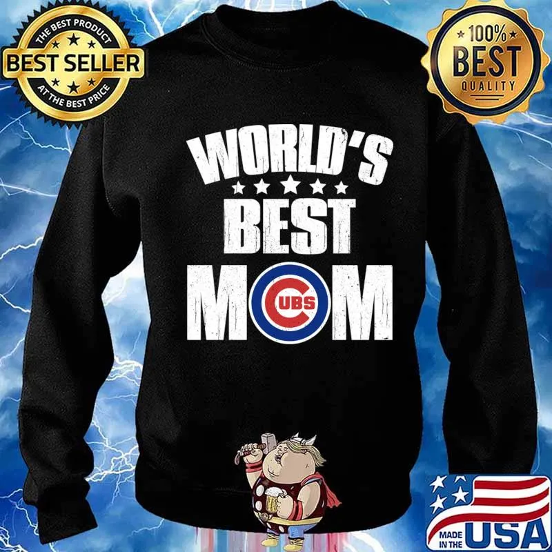 World’s Best Chicago Cubs Mom Shirt For Mother’s Day Shirt Sweater