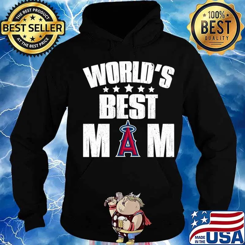 World’s Best Los Angeles Angels Mom Shirt For Mother’s Day Shirt Hoodie
