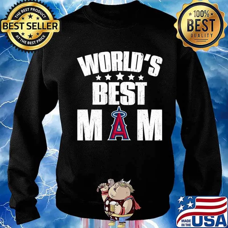 World’s Best Los Angeles Angels Mom Shirt For Mother’s Day Shirt Sweater