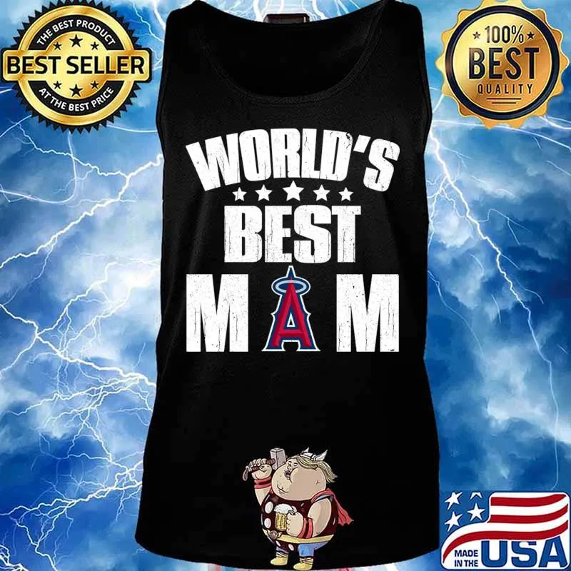 World’s Best Los Angeles Angels Mom Shirt For Mother’s Day Shirt Tank top