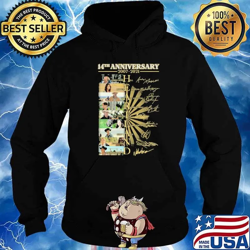 14th Anniversary 2007 2021 Heartland Signature Shirt Hoodie