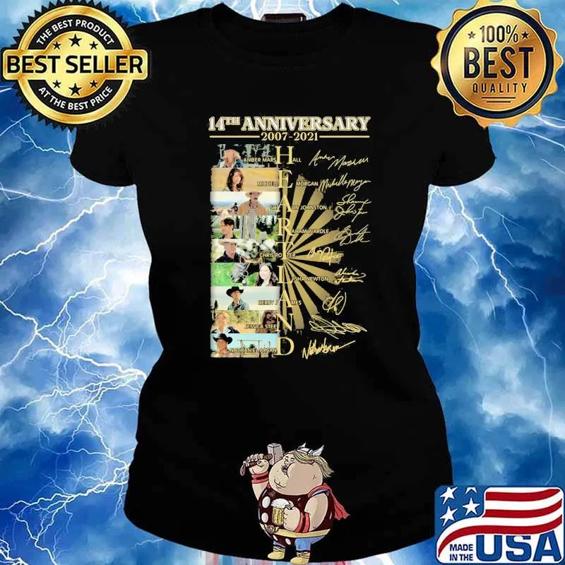 14th Anniversary 2007 2021 Heartland Signature Shirt Ladies tee