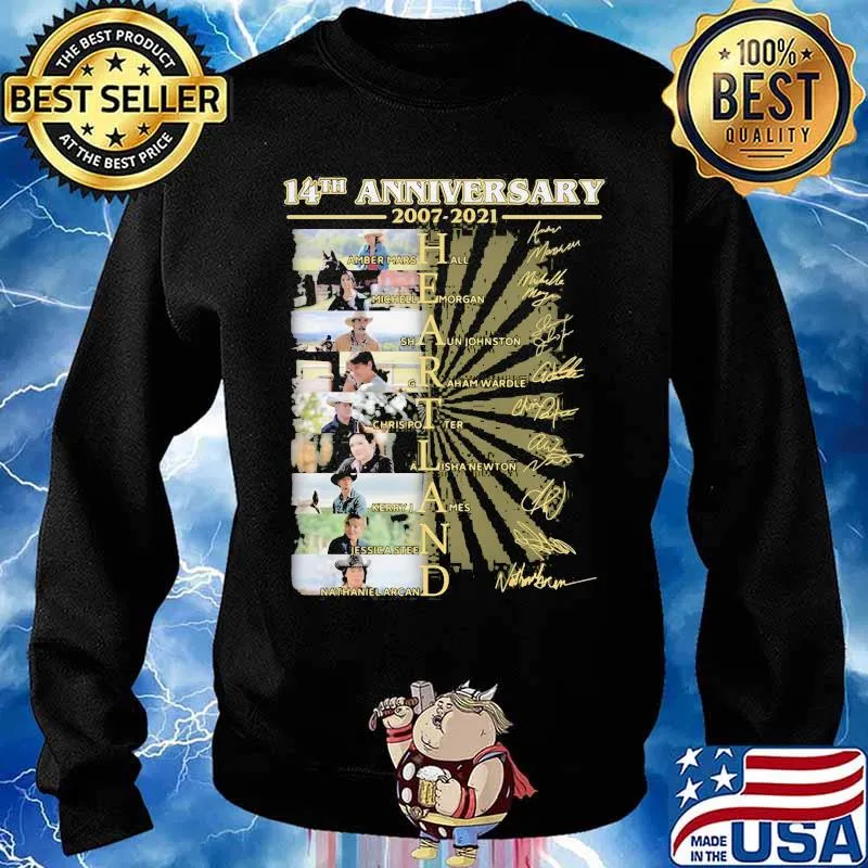 14th Anniversary Name Heartland Signature Shirt Sweater