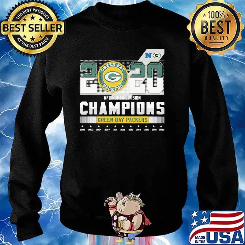 2020 Green Bay Packers North Division Champions Stars Shirt Sweater