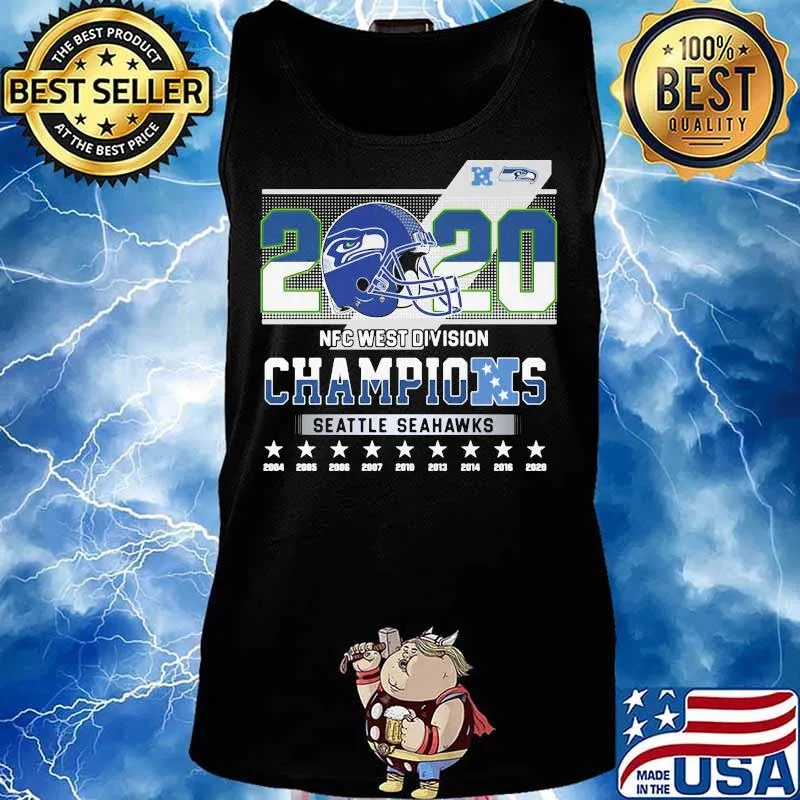 2020 Nfc West Division Champions Seatle Seahawks Stars Shirt Tank top