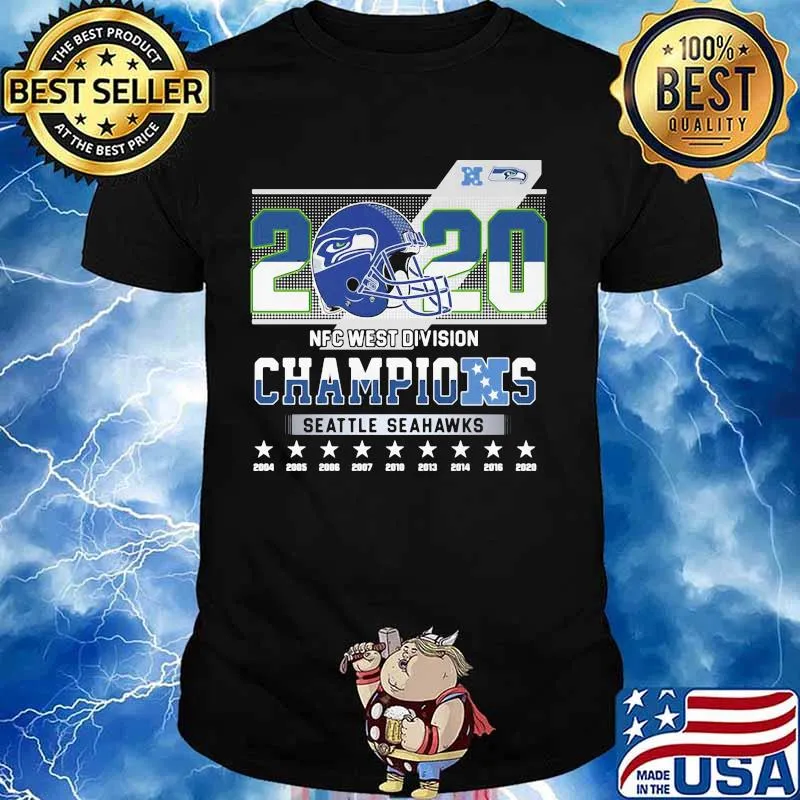 2020 Nfc West Division Champions Seatle Seahawks Stars Shirt