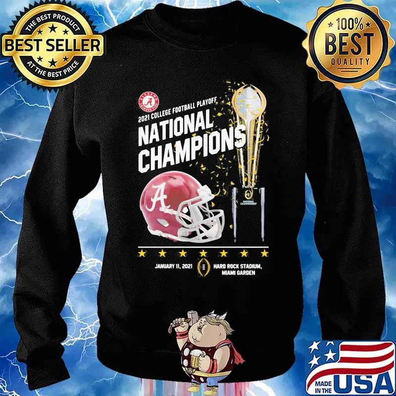 2021 College Football Playoff National Championship Victory Shirt Sweater
