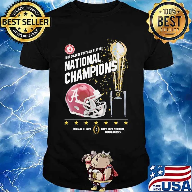 2021 College Football Playoff National Championship Victory Shirt