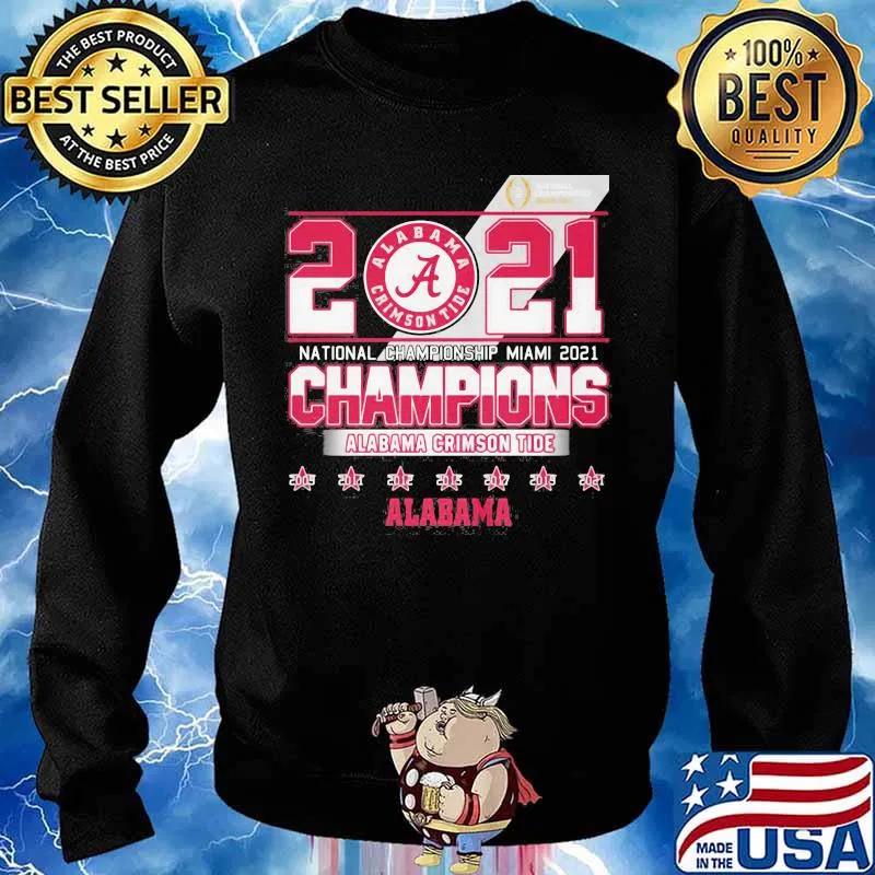 2021 National Championship Miami Alabama Crimson Tide Shirt Sweater