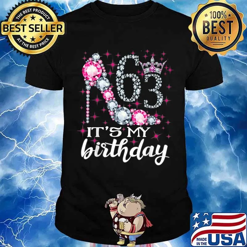 63 It's My Birthday 1958 63rd Birthday Shoes Diamond Queen Shirt