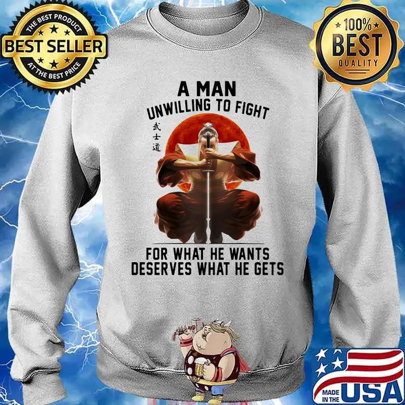 A Man Unwilling To Fight For What He Wants Deserves What He Gets Moon Blood Shirt Sweater