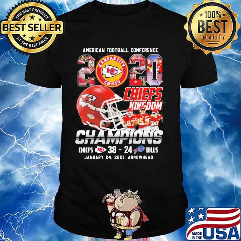 American Football Conference Chiefs Kingdom Champions Shirt