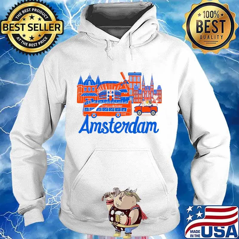 Amsterdam Netherlands I Love Amsterdam Souvenirs Shirt Hoodie