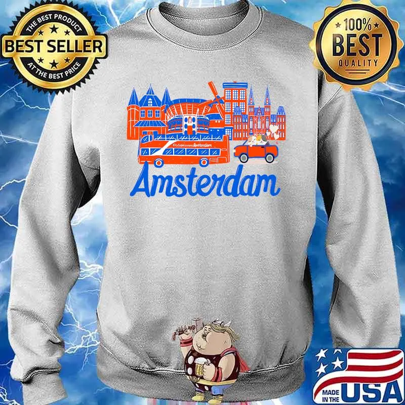 Amsterdam Netherlands I Love Amsterdam Souvenirs Shirt Sweater