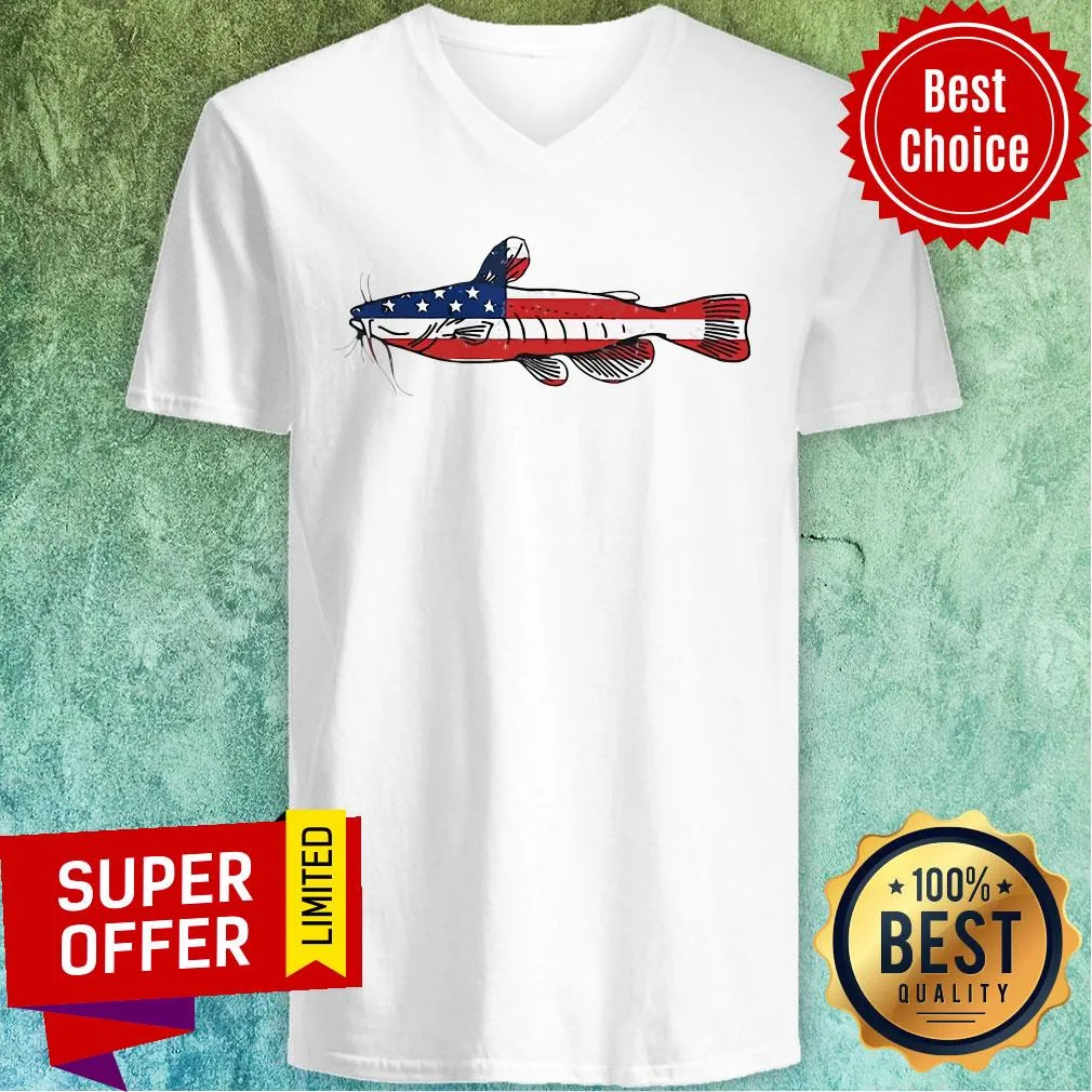 Awesome Heybo American Catfish Short Sleeve Shirt - Image 4