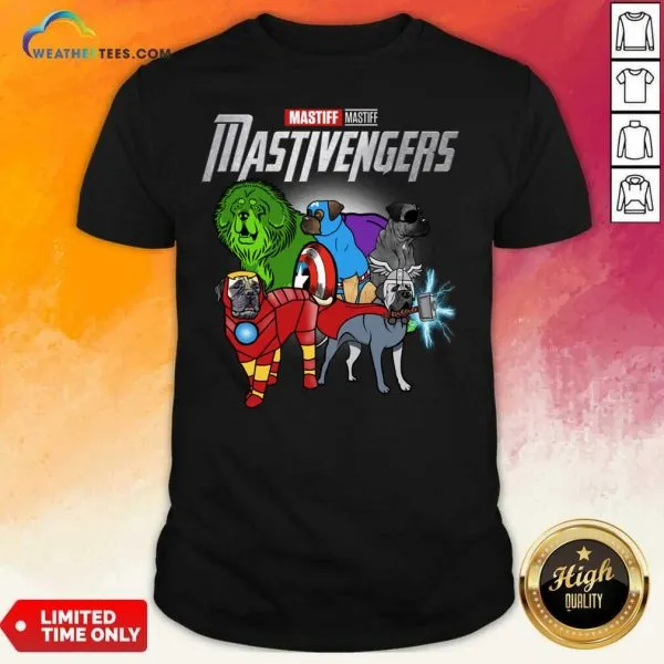 Awesome Mastiff Marvel Avengers Mastivengers Shirt