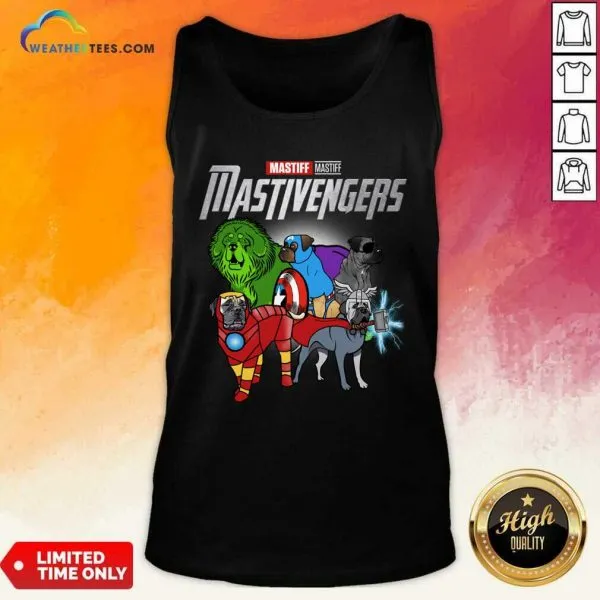 Awesome Mastiff Marvel Avengers Mastivengers Shirt - Image 2