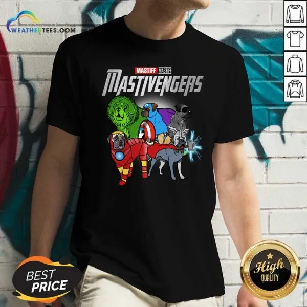 Awesome Mastiff Marvel Avengers Mastivengers Shirt - Image 5