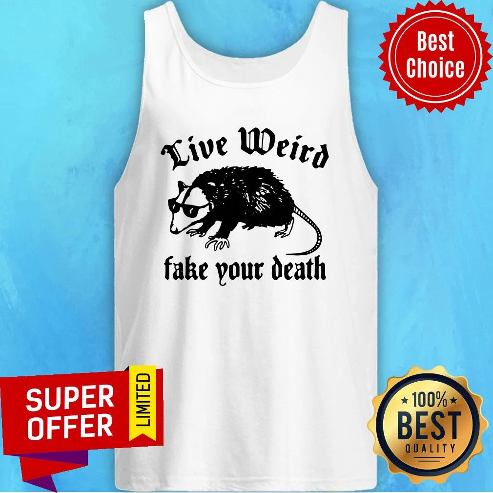 Awesome Opossum Live Weiro Fake Your Death Shirt - Image 4