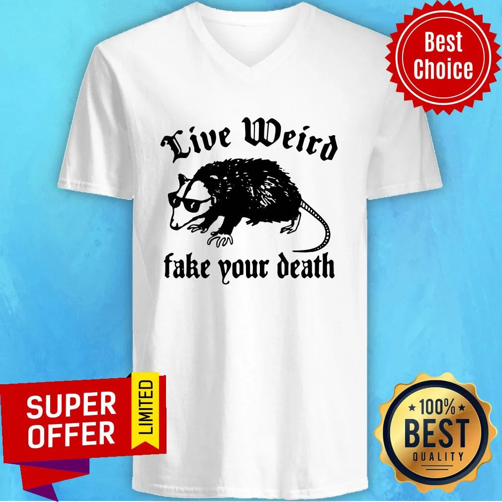 Awesome Opossum Live Weiro Fake Your Death Shirt - Image 3