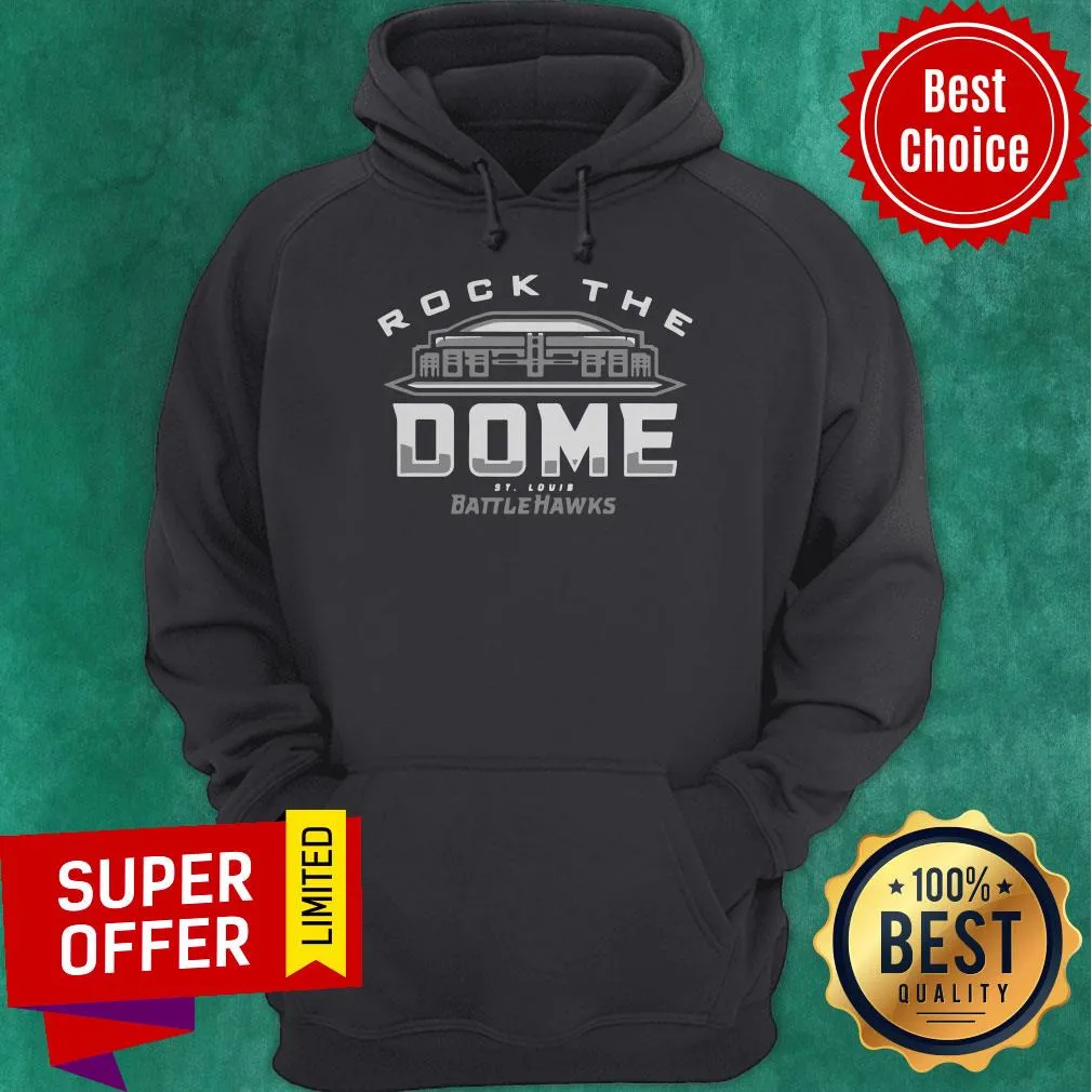 Awesome Rock The Dome St Louis Battlehawks Shirt - Image 4