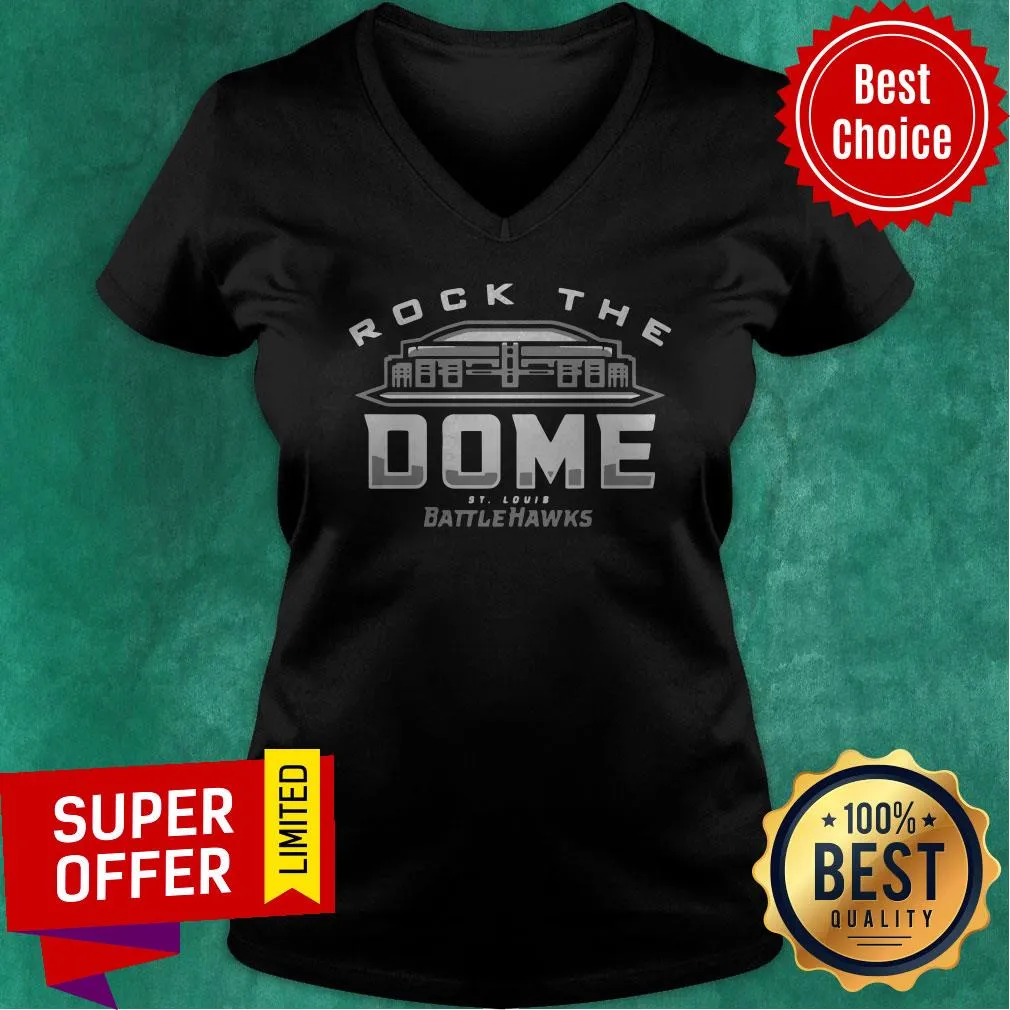 Awesome Rock The Dome St Louis Battlehawks Shirt - Image 5