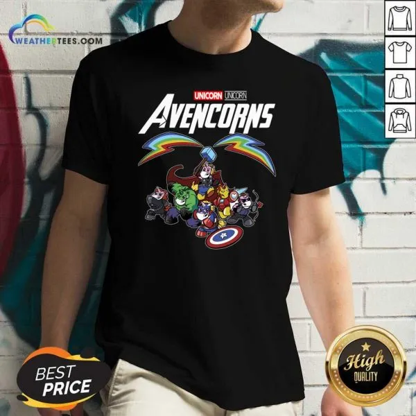 Awesome Unicorn Marvel Avengers Avencorns Shirt - Image 2