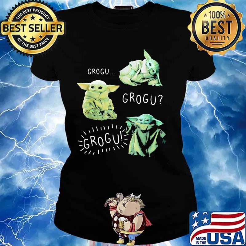 Baby Yoda Star Wars Grogu Shirt Ladies tee